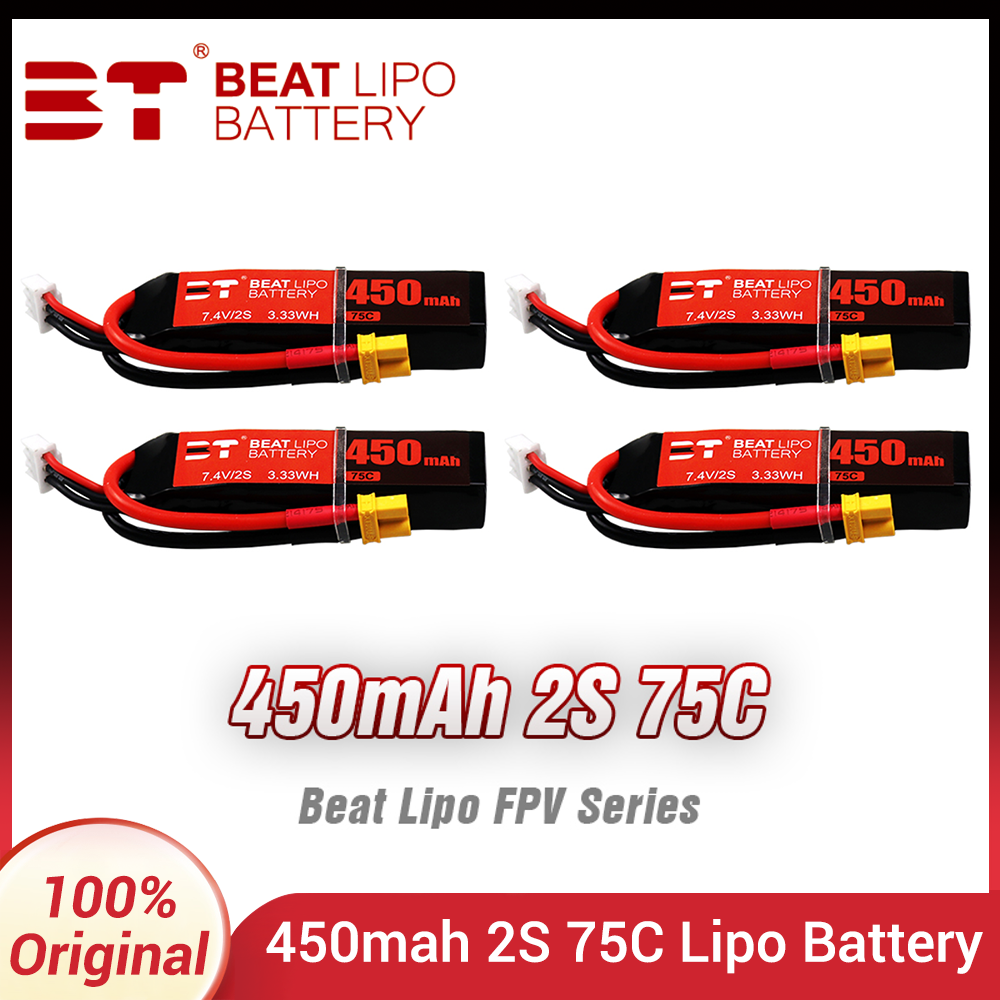 Drone Rc Link - BEAT 2S 7.4V 450mAh 75C LiPo