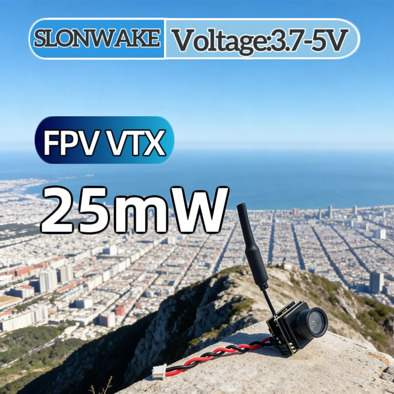 Drone Rc Remote Control - SLONWAKE FPV 25mW เครื่องส่งสัญญาณ VTX แบบจำลองกำลังไฟ