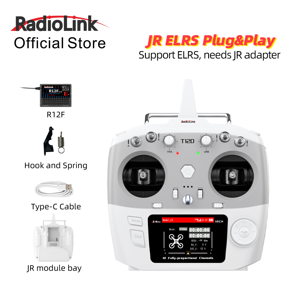 Drone Rcs - โมดูล RadioLink T12D JR 12CH 2.4GHz