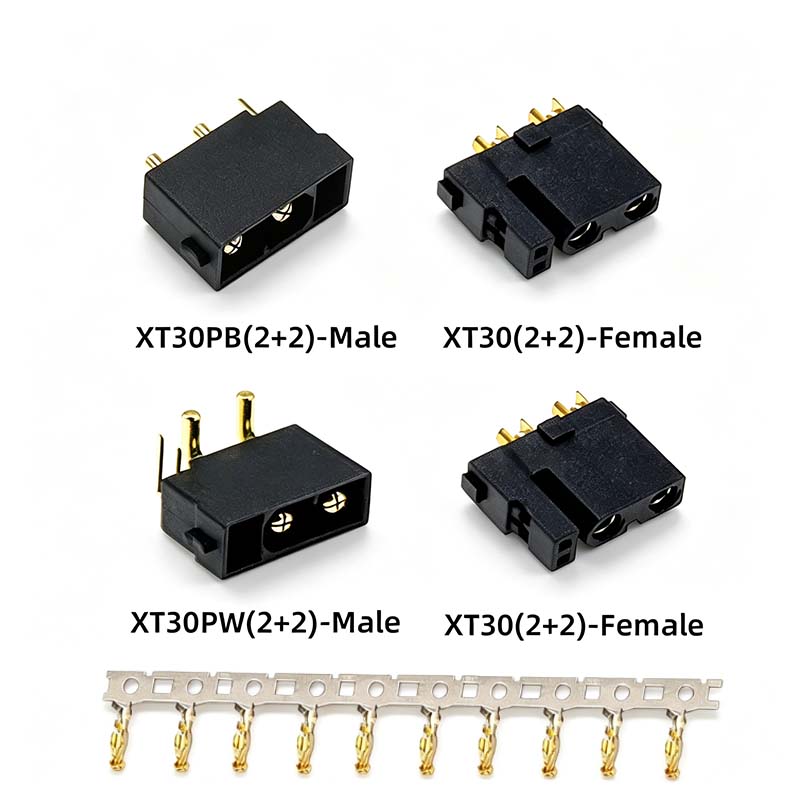 Drone Rc Link - 5 ชิ้น ขั้วต่อ Amass XT30(2+2)-F XT30PB(2+2)-M