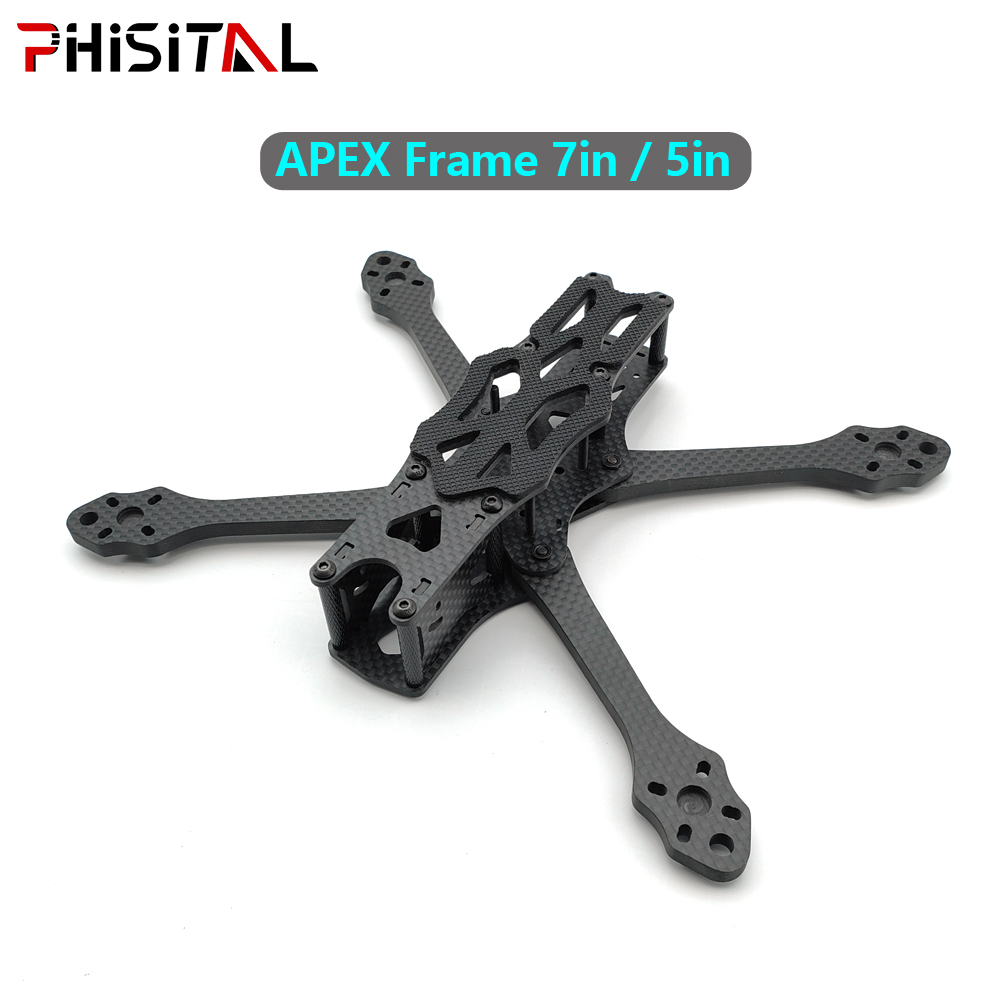 Quadcopter Frame - ชุดโครงควอดคอปเตอร์คาร์บอนไฟเบอร์ APEX ขนาด 7 นิ้ว/6 นิ้ว/5