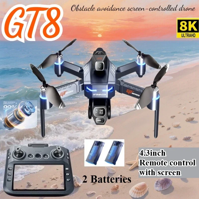 Drone 4K HD GT8 กล้องหลีกเลี่ย - Drone Gt8 Rc บทวิจารณ์และราคา