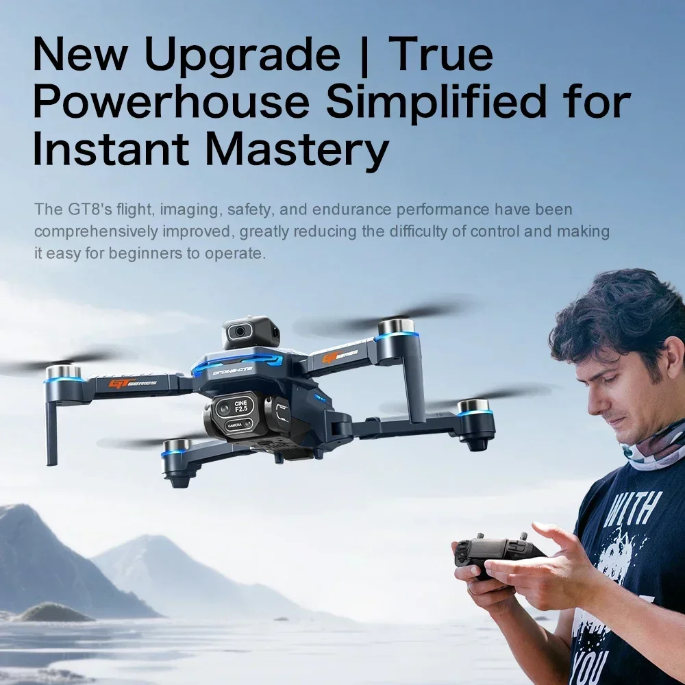 Drone 4K HD GT8 กล้องหลีกเลี่ย - Drone Gt8 Rc บทวิจารณ์และราคา