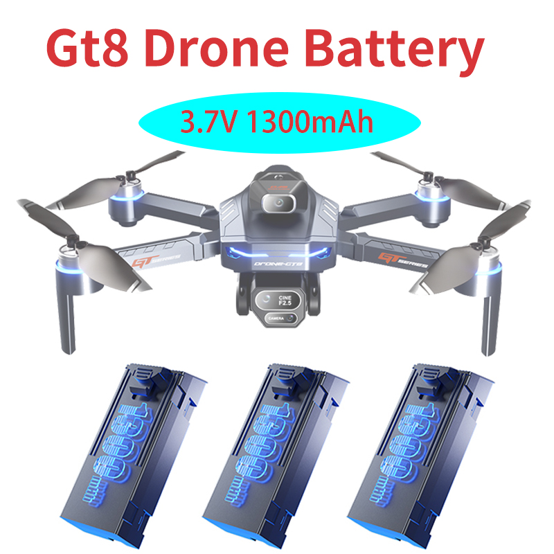 ต้นฉบับ 3.7V 1300mAh GT8 Drone - Drone Gt8 Rc บทวิจารณ์และราคา