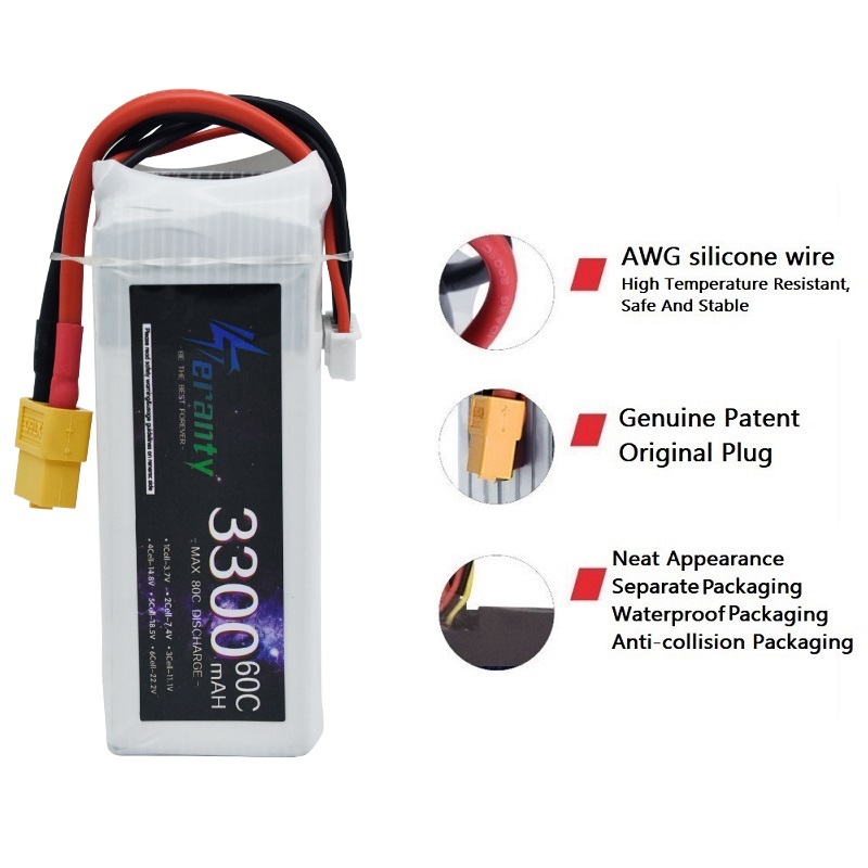 Lipo แบตเตอรี่แบบชาร์จไฟได้4S  - Drone Rc Link บทวิจารณ์และราคา