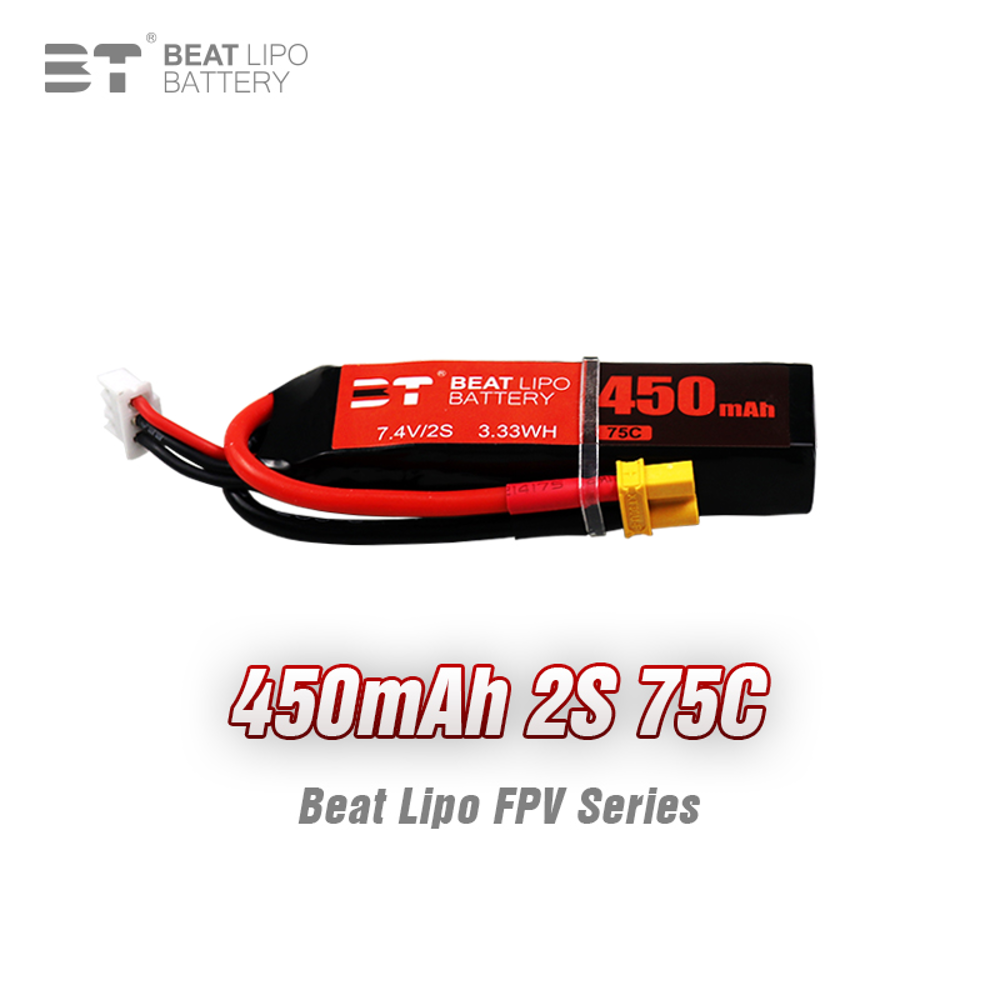 BEAT 2S 7.4V 450mAh 75C LiPo แ - Drone Rc Link บทวิจารณ์และราคา
