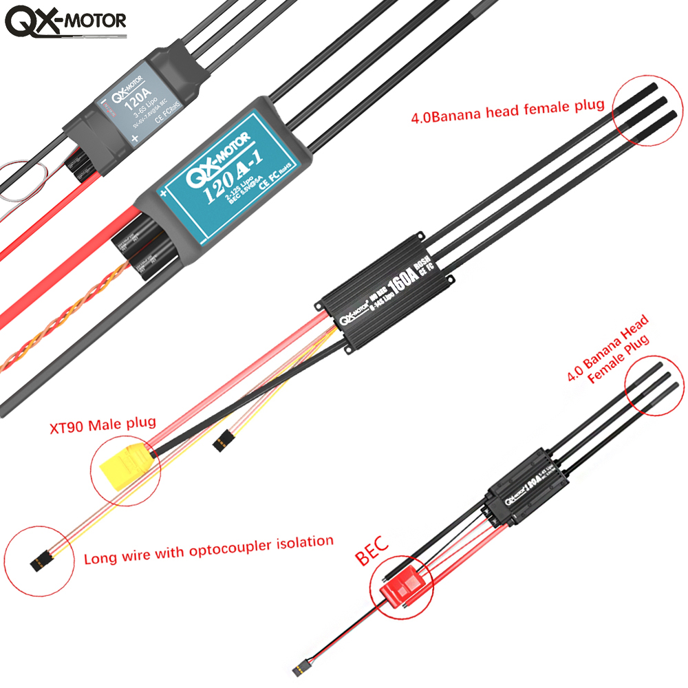QX-MOTOR ชุด ESC แบบไม่มีแปรงถ - Drone Rc Quadcopter Controller บทวิจารณ์และราคา
