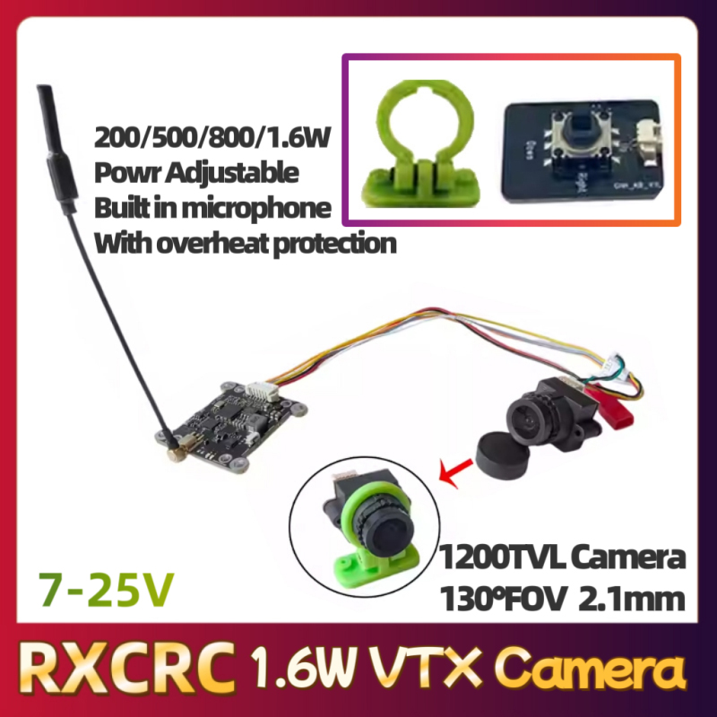 โมดูล RXCRC 5.8G 48CH 1.6W VTX - Drone Rc Remote Control บทวิจารณ์และราคา