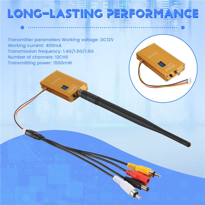 A48U 1.5G 1.5W FPV VTX 12CH 15 - Vtx Video Transmitter บทวิจารณ์และราคา