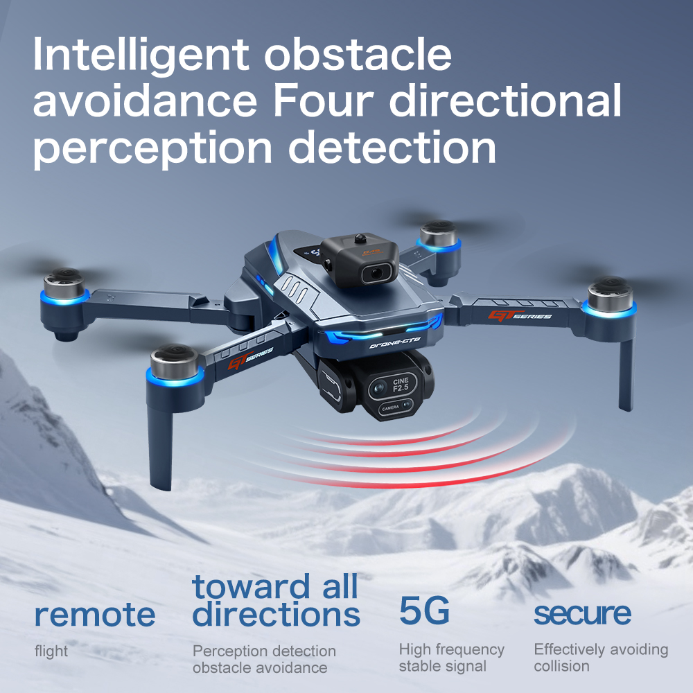 โดรนรุ่นใหม่ 4K HD GT8 กล้องพร - Drone Gt8 Rc บทวิจารณ์และราคา