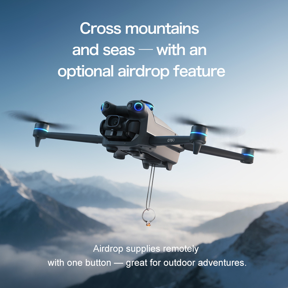 โดรนรุ่นใหม่ GT60 มินิโดรน กล้ - Gps Module Drone บทวิจารณ์และราคา