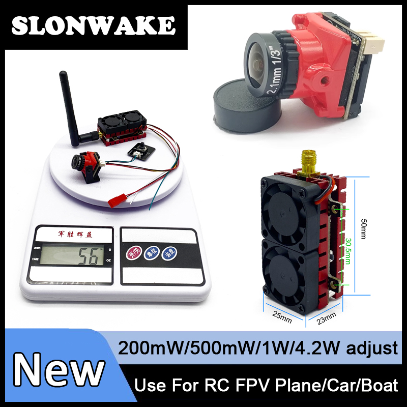 SLONWAKE 5.8G 48CH 4.2W VTX เค - Vtx Video Transmitter บทวิจารณ์และราคา