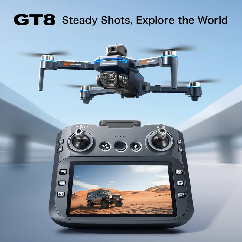 โดรน 2026New GT8 8K ระดับมืออา - Drone Gt8 Rc บทวิจารณ์และราคา
