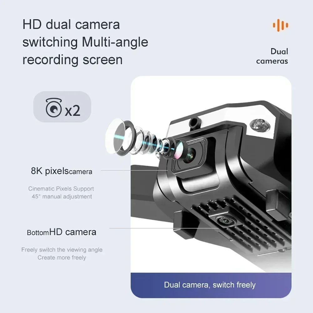 โดรน G6 pro พร้อมกล้องคู่ 8K 5 - Drone Rc Pro บทวิจารณ์และราคา