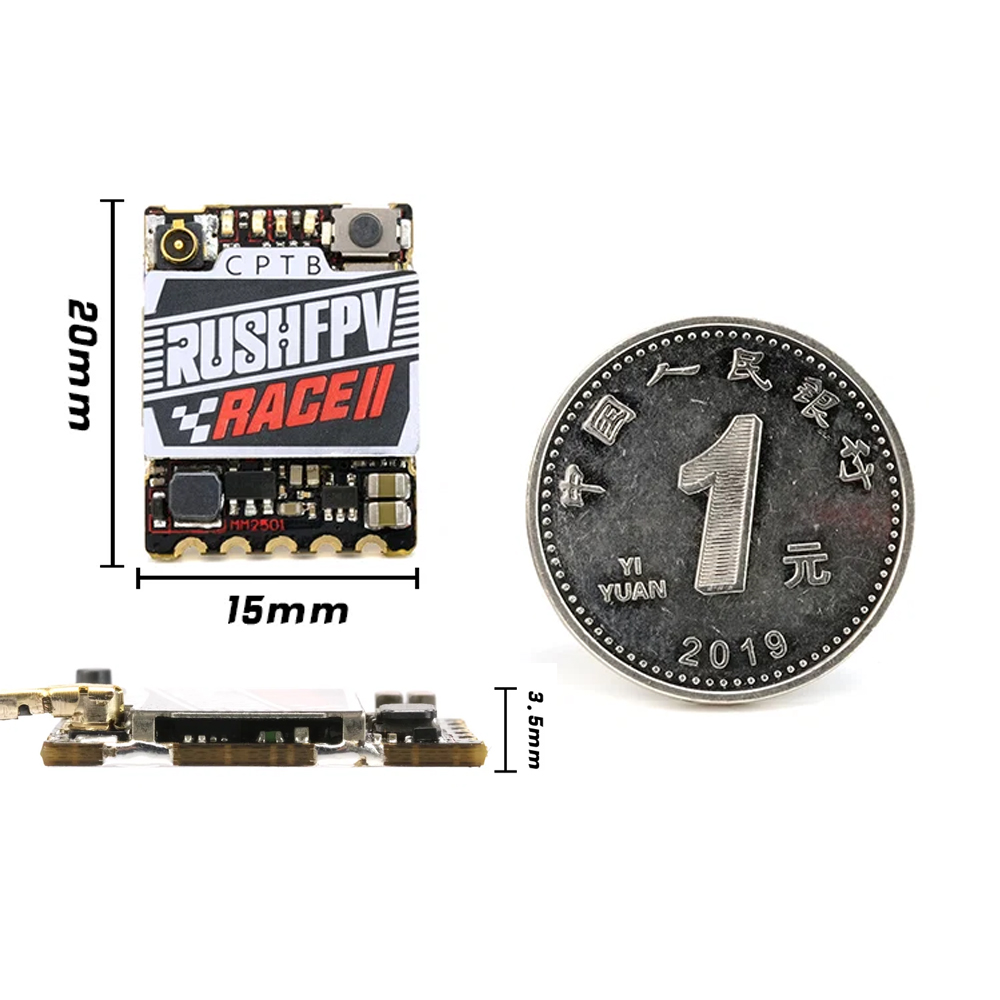 Rushfpv Rush fpv Tank Race2 20 - Vtx Video Transmitter บทวิจารณ์และราคา