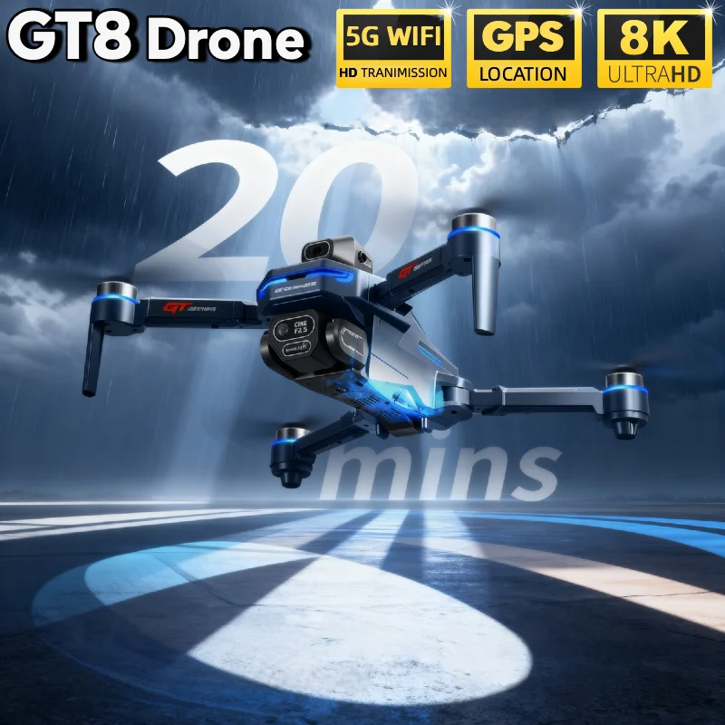 โดรน LSRC GT8 แบบพับได้ พร้อมก - Drone Gt8 Rc บทวิจารณ์และราคา