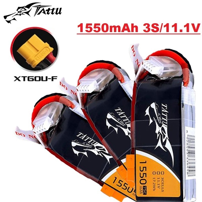 Tattu 3S 11.1V 1550mAh แบตเตอร - Drone Zll Rc บทวิจารณ์และราคา
